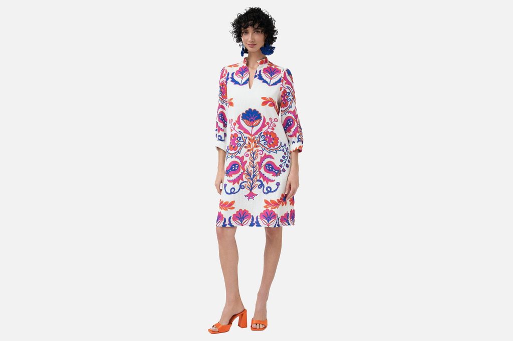 ROBE STELLA BLANC MULTI
