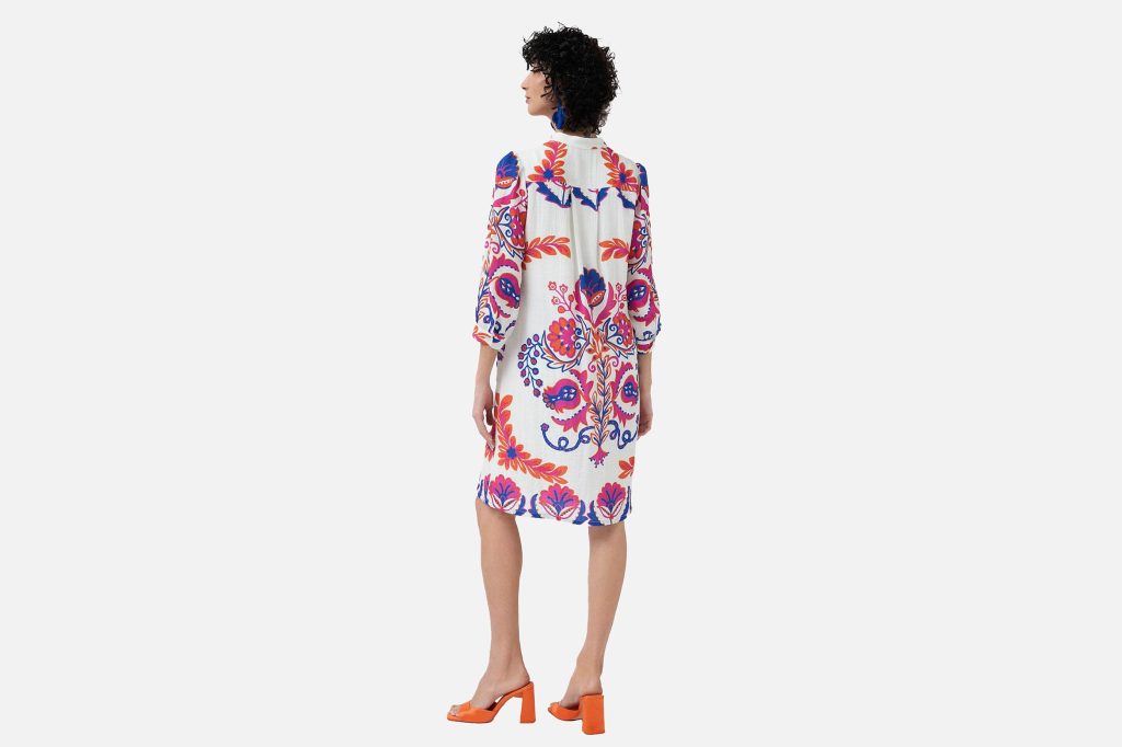 ROBE STELLA BLANC MULTI