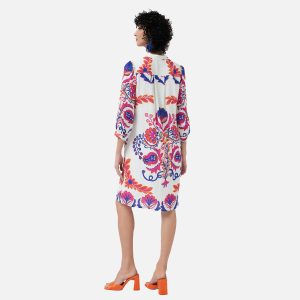 ROBE STELLA BLANC MULTI - Image 3
