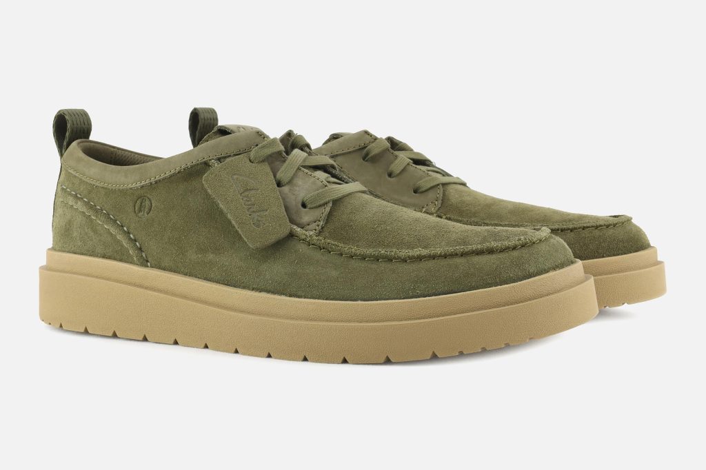 POLDEN MOC OLIVE SUEDE