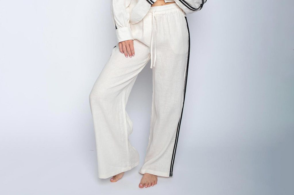 EPURE PANTS OFFWHITE LINEN