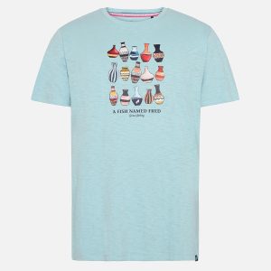 TSHIRT VASE LIGHT BLUE - Image 1