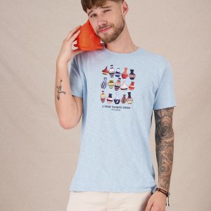 TSHIRT VASE LIGHT BLUE - Image 4