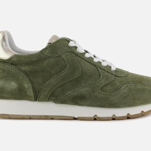 JULIA SUEDE ARMY GREEN - Image 1