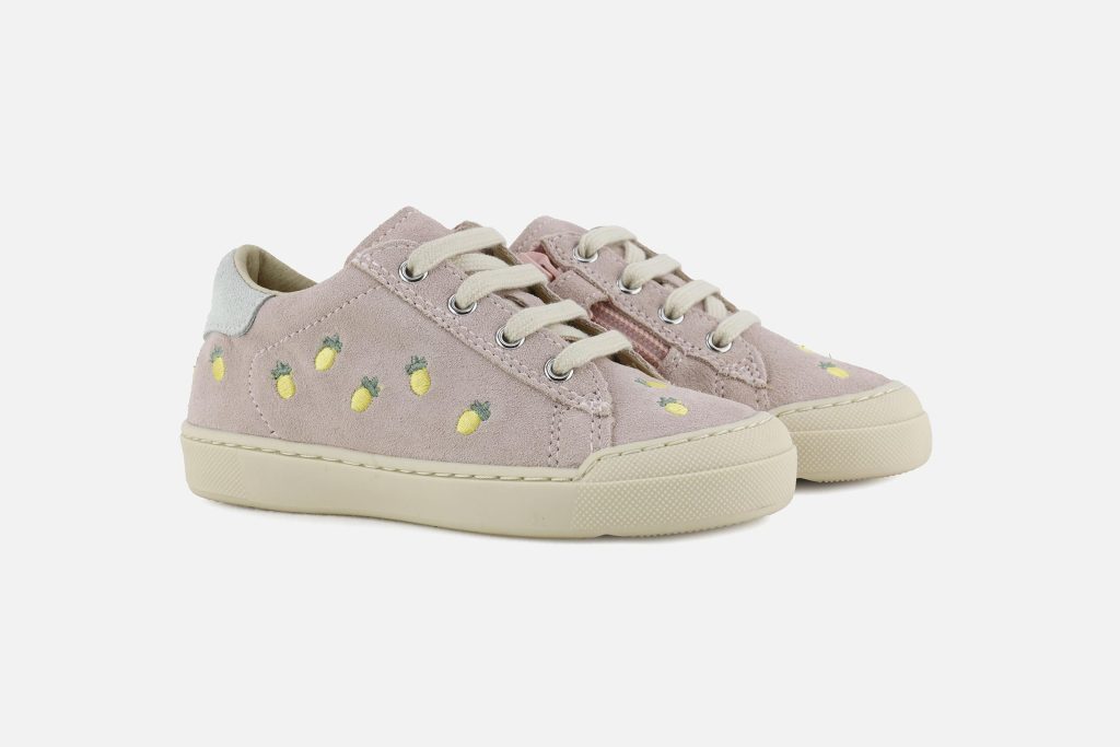 LEO LACE ZIP ROSA ANANAS