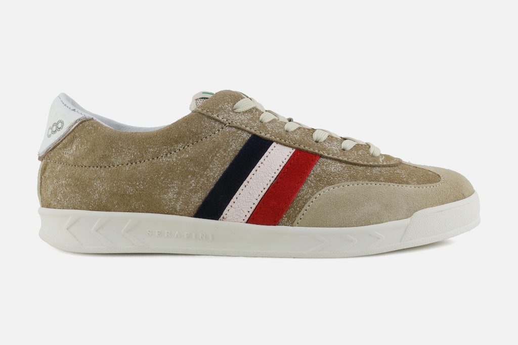 FLAT GOLD BEIGE BLUE RED