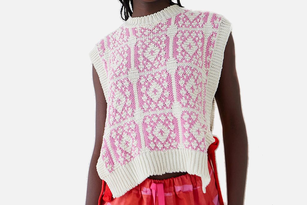 PULL SM GUSTO ROSE ECRU