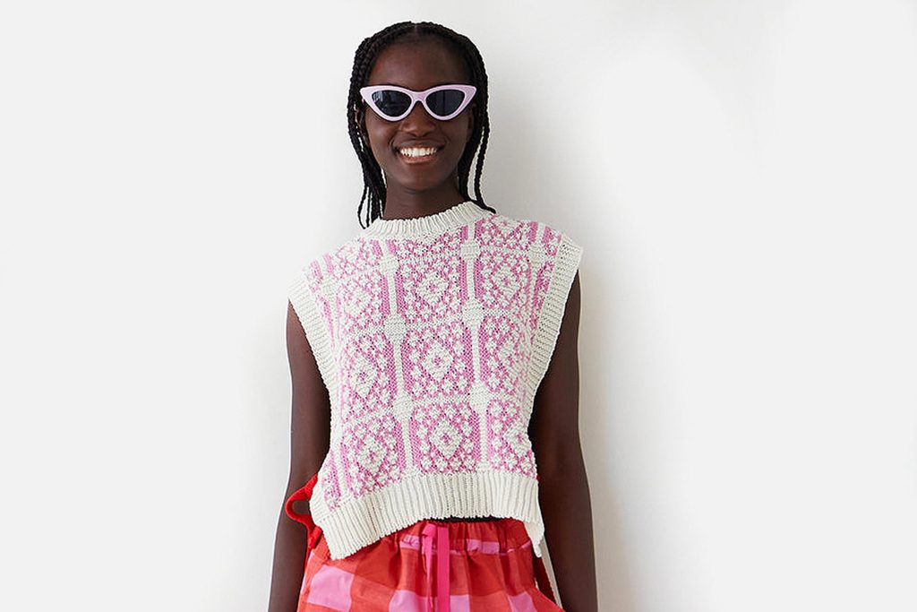 PULL SM GUSTO ROSE ECRU