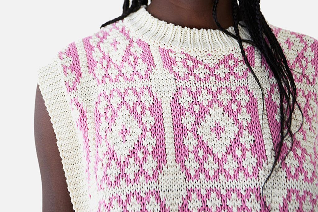 PULL SM GUSTO ROSE ECRU