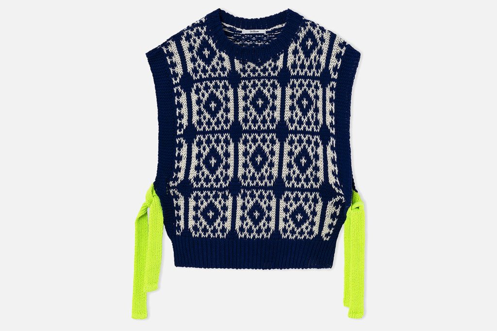PULL SM GUSTO BLEU ECRU