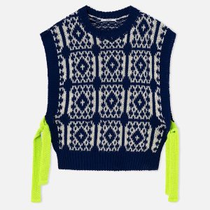 PULL SM GUSTO BLEU ECRU - Image 1