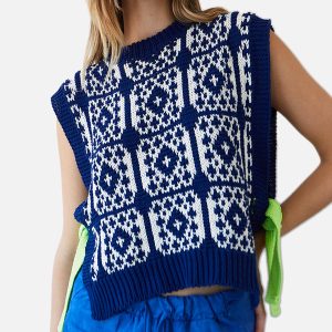 PULL SM GUSTO BLEU ECRU - Image 2