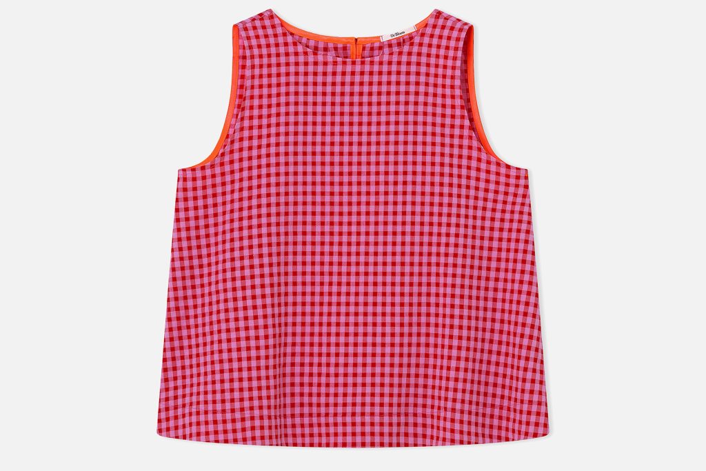 TOP SM FRESCO VICHY ROSE