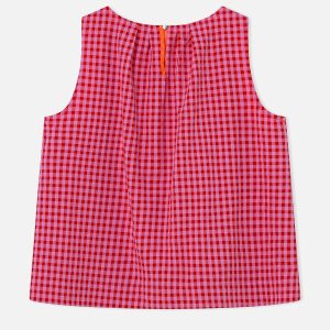 TOP SM FRESCO VICHY ROSE - Image 2