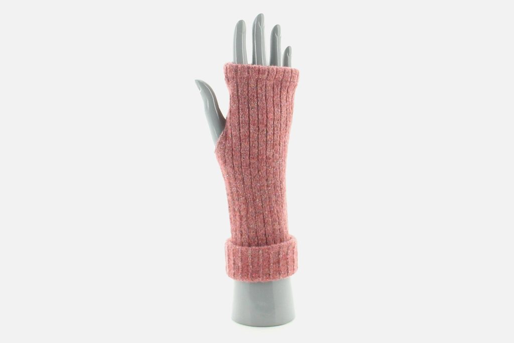 PERRIN MITAINES ALPAGA ROSE