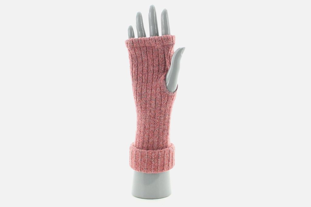 PERRIN MITAINES ALPAGA ROSE