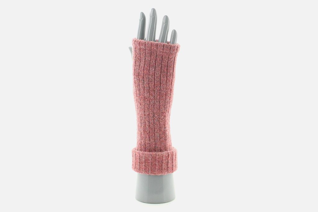 PERRIN MITAINES ALPAGA ROSE