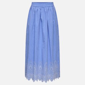 TULUM MAXI SKIRT BLUE - Image 1