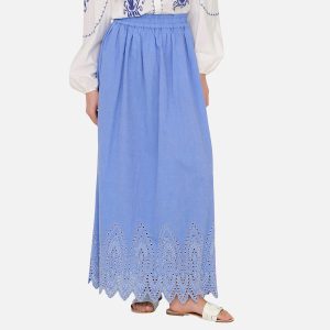 TULUM MAXI SKIRT BLUE - Image 3