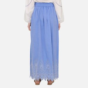 TULUM MAXI SKIRT BLUE - Image 4