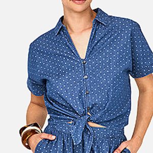 NOVA AZURE SHIRT MEDIUM BLUE - Image 4