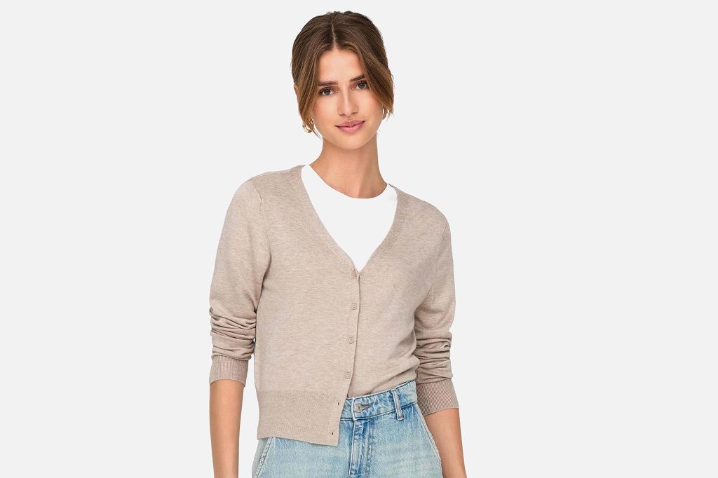 VENICE CARDIGAN WHITECAP GRAY