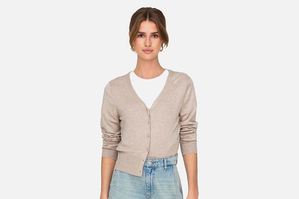 VENICE CARDIGAN WHITECAP GRAY