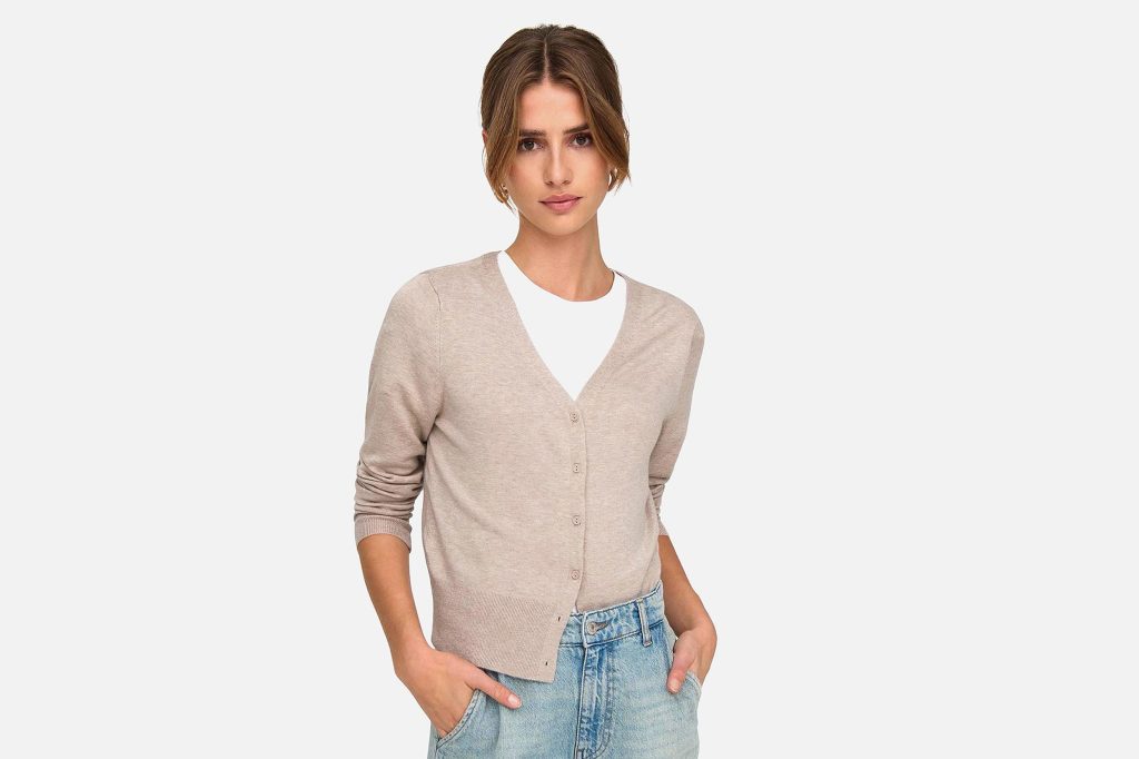 VENICE CARDIGAN WHITECAP GRAY