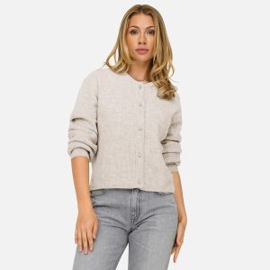 LUMI LIFE CARDIGAN BEIGE – Image 3