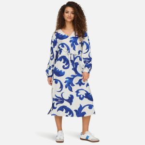 MAY LIFE MIDI DRESS BLUE - Image 3