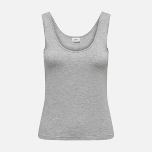 MILA TANK TOP LIGHT GREY – Image 1