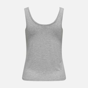 MILA TANK TOP LIGHT GREY – Image 2