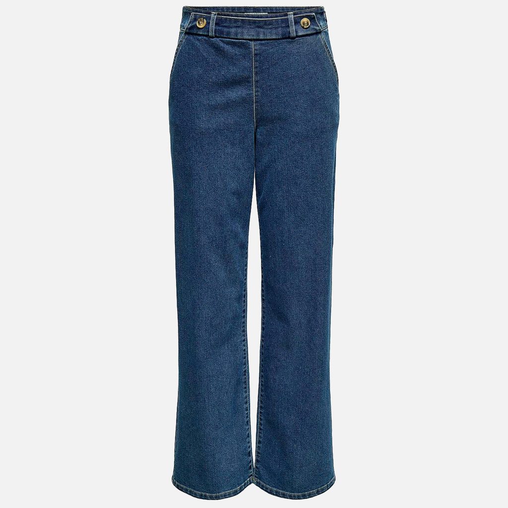 GEGGO WIDE JEANS BLUE L32