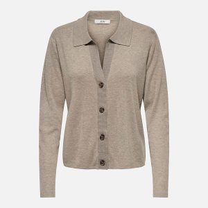 ESME LIFE CARDIGAN BEIGE - Image 1