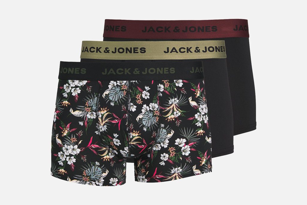 JJ 3 PACK FLOWER BLACK
