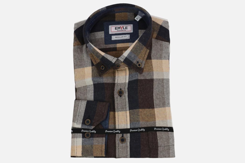 VERY FLANNEL BROWN TAN