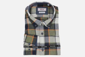 VERY FLANNEL GREEN BLUE ORANGE