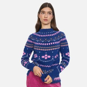 PULL SALZBOURG BLUE PINK - Image 1