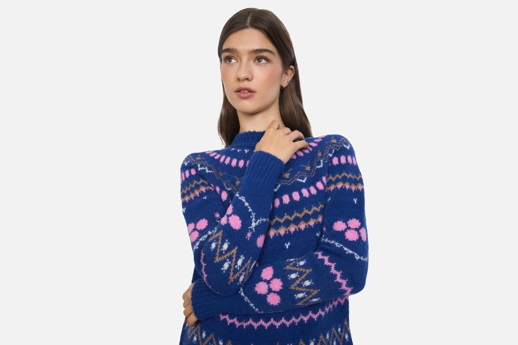 PULL SALZBOURG BLUE PINK