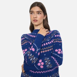 PULL SALZBOURG BLUE PINK - Image 2