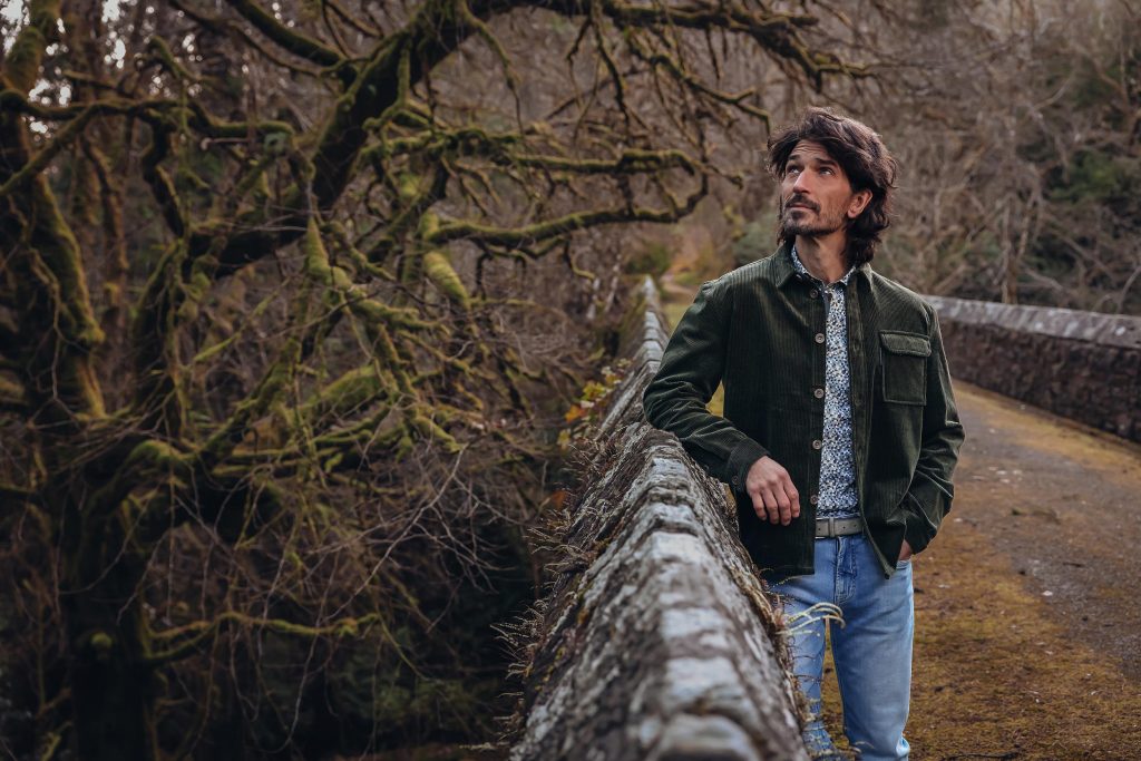 OVERSHIRT RIB DARK GREEN
