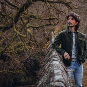 OVERSHIRT RIB DARK GREEN – Image 3