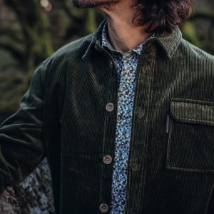 OVERSHIRT RIB DARK GREEN – Image 4