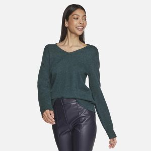 RIL V NECK PINEDARK MELANGE – Image 3
