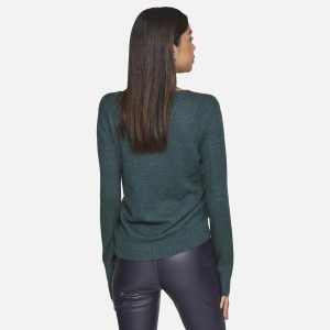 RIL V NECK PINEDARK MELANGE – Image 4