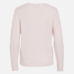RIL VNECK LS KNIT TOP CHERRY - Image 2