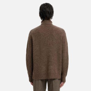 LAND KNIT RLX ROLL NECK COFFE - Image 3