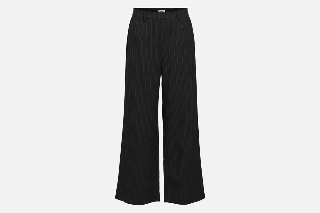 LISA WIDE PANT BLACK STRIPES