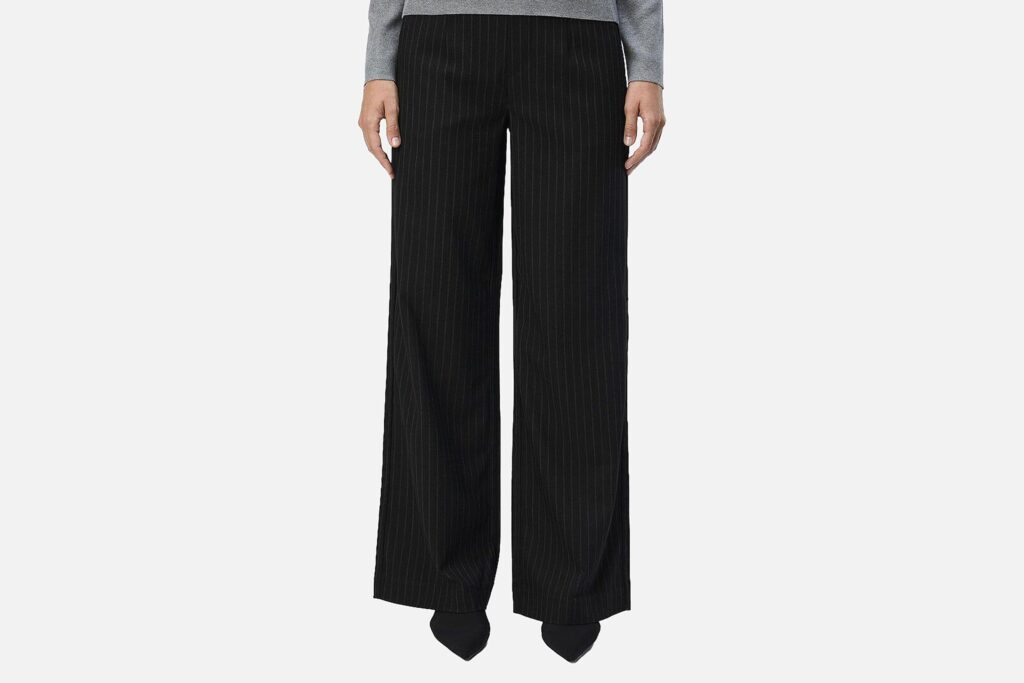 LISA WIDE PANT BLACK STRIPES
