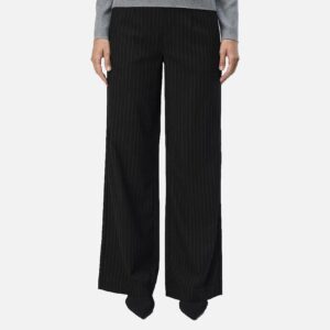 LISA WIDE PANT BLACK STRIPES - Image 2